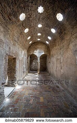 Historic Moorish bath house, Arab baths, El Bañuelo, Granada, Andalusia, Spain, Europe View Large Photo Image Stock Photo - Historic Moorish bath house, Arab baths, El Bañuelo, Granada, Andalusia, Spain, Europe. Fotosearch