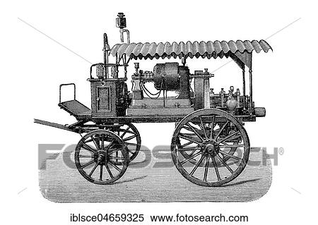 Historical fire pump with electric drive from the 19th century, Germany, Europe View Large Photo Image Stock Photography - Historical fire pump with electric drive from the 19th century, Germany, Europe. Fotosearch