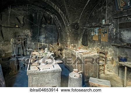Historical venetian goldsmith, Antica Bottega Orafa,, Palazzo Nuonno or Palazzo dei Conti Minutolo, old town, Agnone, Molise, Italy, Europe View Large Photo Image Picture - Historical venetian goldsmith, Antica Bottega Orafa,, Palazzo Nuonno or Palazzo dei Conti Minutolo, old town, Agnone, Molise, Italy, Europe. Fotosearch