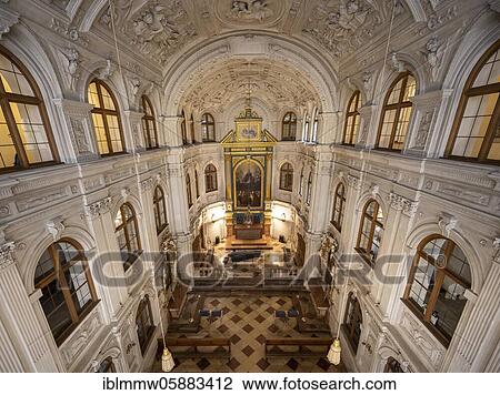 Stock Image - Hofkapelle, Munich Residence, Munich, Upper Bavaria, Bavaria, Germany, Europe. Fotosearch
