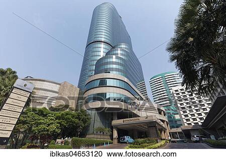 Stock Image - Hotel InterContinental Bangkok, Pathum Wan, Bangkok, Thailand, Asia. Fotosearch