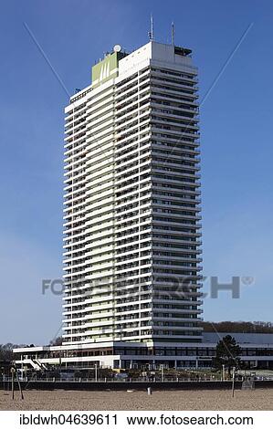 Stock Image - Hotel Maritim, Travemünde, Lübeck, Lübeck Bay, Schleswig-Holstein, Germany, Europe. Fotosearch
