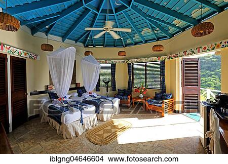 Hotel room of the Anse Chastenet Hotel, Soufriere, St. Lucia, Lesser Antilles, West Indies, Caribbean Islands View Large Photo Image Picture - Hotel room of the Anse Chastenet Hotel, Soufriere, St. Lucia, Lesser Antilles, West Indies, Caribbean Islands. Fotosearch