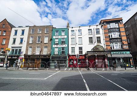 House line, Dublin, Ireland, Europe View Large Photo Image Stock Photo - House line, Dublin, Ireland, Europe. Fotosearch