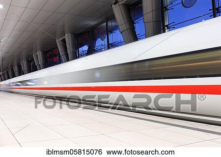ICE train at the station of Frankfurt Airport (FRA), Frankfurt, Germany, Europe View Large Photo Image Stock Photograph - ICE train at the station of Frankfurt Airport (FRA), Frankfurt, Germany, Europe. Fotosearch