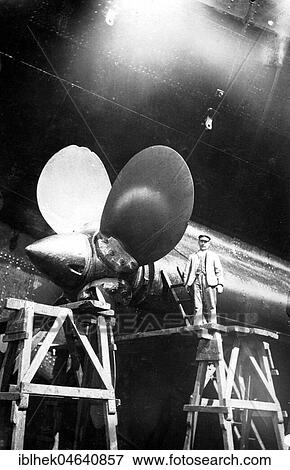 Industry, shipbuilding, ship screw, shipyard, shipyard, 1910s, Germany, Europe View Large Photo Image Stock Photo - Industry, shipbuilding, ship screw, shipyard, shipyard, 1910s, Germany, Europe. Fotosearch