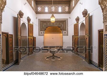 Interior in the palace of Bahia, Marrakech, Morocco, Africa View Large Photo Image Stock Image - Interior in the palace of Bahia, Marrakech, Morocco, Africa. Fotosearch