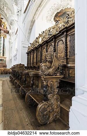 Interior view, choir stalls, Castle church, Friedrichshafen, Lake Constance, Baden-Württemberg, Germany, Europe View Large Photo Image Picture - Interior view, choir stalls, Castle church, Friedrichshafen, Lake Constance, Baden-Württemberg, Germany, Europe. Fotosearch