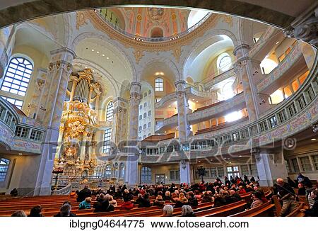Interior with altar room and organ, Church of Our Lady, Dresden, Saxony, Germany, Europe View Large Photo Image Stock Photography - Interior with altar room and organ, Church of Our Lady, Dresden, Saxony, Germany, Europe. Fotosearch