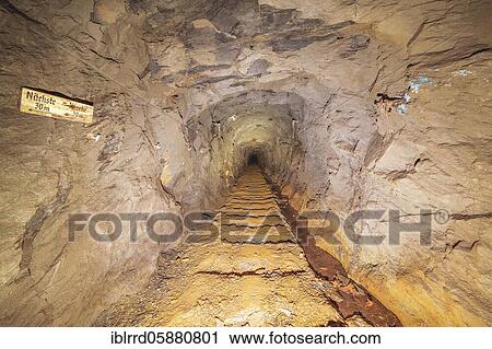 Stock Image - Iron ore mine, old mining, Lost Place, Thuringia, Germany, Europe. Fotosearch