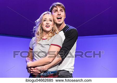 Jessica Lapp as Sara and Jan Grossfeld as Mximilian at Musical 95 - Ninety-Five live at Le Théâtre im Gersag, Emmen, Lucerne, Switzerland, Europe View Large Photo Image Stock Photography - Jessica Lapp as Sara and Jan Grossfeld as Mximilian at Musical 95 - Ninety-Five live at Le Théâtre im Gersag, Emmen, Lucerne, Switzerland, Europe. Fotosearch