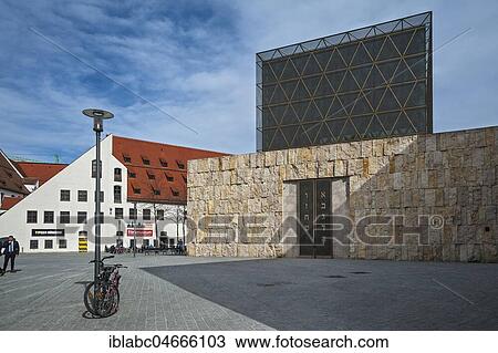 Stock Image - Jewish Centre, Jakobsplatz Synagogue, Munich, Bavaria, Germany, Europe. Fotosearch