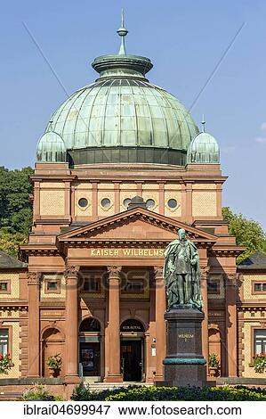 Kaiser-Wilhelms-Bad, statue of Kaiser Wilhelm I., bronze monument, spa garden, Bad Homburg, Hesse, Germany, Europe View Large Photo Image Stock Photo - Kaiser-Wilhelms-Bad, statue of Kaiser Wilhelm I., bronze monument, spa garden, Bad Homburg, Hesse, Germany, Europe. Fotosearch