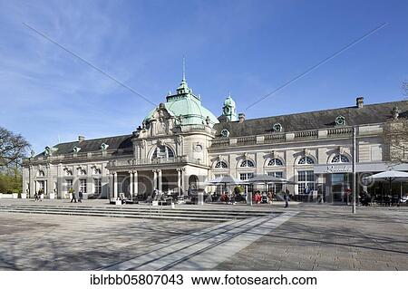 Kaiserpalais, built in 1908 as New spa hotel with reading room, lounges, restaurant, billiard room, concert hall, spa gardens, Bad Oeynhausen, East Westphalia, North Rhine-Westphalia, Germany, Europe View Large Photo Image Stock Image - Kaiserpalais, built in 1908 as New spa hotel with reading room, lounges, restaurant, billiard room, concert hall, spa gardens, Bad Oeynhausen, East Westphalia, North Rhine-Westphalia, Germany, Europe. Fotosearch