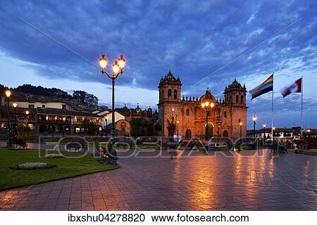 Kathedrale bei Dammerung, Plaza de Armas, Cusco, Provinz Cusco, Peru, Sudamerika View Large Photo Image Stock Image - Kathedrale bei Dammerung, Plaza de Armas, Cusco, Provinz Cusco, Peru, Sudamerika. Fotosearch