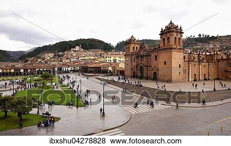 Kathedrale, Plaza de Armas, Cusco, Provinz Cusco, Peru, Sudamerika View Large Photo Image Stock Photo - Kathedrale, Plaza de Armas, Cusco, Provinz Cusco, Peru, Sudamerika. Fotosearch