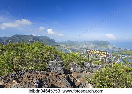 Khao Dang view point, Khao Sam Roi Yot Nationalpark, near Hua Hin, Thailand, Asia View Large Photo Image Stock Image - Khao Dang view point, Khao Sam Roi Yot Nationalpark, near Hua Hin, Thailand, Asia. Fotosearch