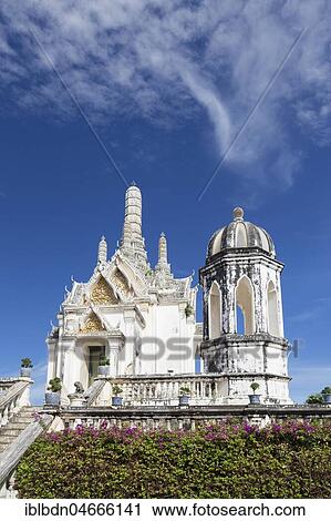 Stock Image - Khao Wang hilltop palace, Phra Nakhon Khiri historical park, Phetchaburi, Thailand, Asia. Fotosearch