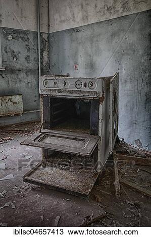 Kitchen stove in destroyed room, ghost town Prypyat in the Chernobyl region, Prypyat, Kiev Oblast, Ukraine, Europe View Large Photo Image Stock Image - Kitchen stove in destroyed room, ghost town Prypyat in the Chernobyl region, Prypyat, Kiev Oblast, Ukraine, Europe. Fotosearch