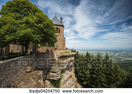 Kloster Mont Sainte-Odile, Ottrott, Departement Bas-Rhin, Elsass, Frankreich, Europa View Large Photo Image Stock Image - Kloster Mont Sainte-Odile, Ottrott, Departement Bas-Rhin, Elsass, Frankreich, Europa. Fotosearch