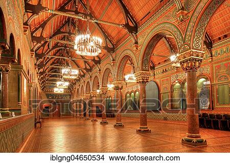 Picture - Knight's Hall, Dankwarderode Castle, Brunswick, Lower Saxony, Germany, Europe. Fotosearch
