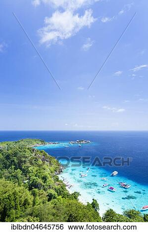 Stock Photograph - Ko Miang, Mu Ko Similan National Park, Similan Islands, Phang Nga province, Thailand, Asia. Fotosearch
