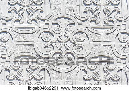 Stock Image - Kyrgyz motives, Ruh Ordo Cultural complex, Cholpon-Ata, Kyrgyzstan, Asia. Fotosearch