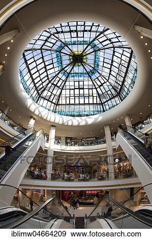 Kö Gallery, shopping mile, Königsallee, Düsseldorf, North Rhine-Westphalia, Germany, Europe View Large Photo Image Stock Photo - Kö Gallery, shopping mile, Königsallee, Düsseldorf, North Rhine-Westphalia, Germany, Europe. Fotosearch