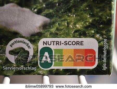 Label NUTRI-SCORE, nutritional labelling system, nationwide introduction from November 2020, here on a package of creamed spinach from Iglo, Baden-Württemberg, Germany, Europe View Large Photo Image Stock Image - Label NUTRI-SCORE, nutritional labelling system, nationwide introduction from November 2020, here on a package of creamed spinach from Iglo, Baden-Württemberg, Germany, Europe. Fotosearch