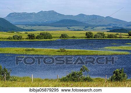 Lake des Bordes, Regional Nature Park of Volcans d'Auvergne, Puy de Dome departement, Auvergne Rhone Alpes, France, Europe View Large Photo Image Stock Photography - Lake des Bordes, Regional Nature Park of Volcans d'Auvergne, Puy de Dome departement, Auvergne Rhone Alpes, France, Europe. Fotosearch