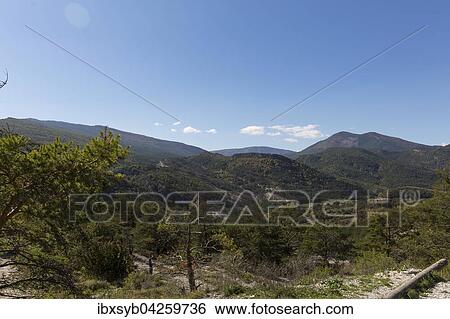 Landschaft im Regionalpark Verdon, Rougon, Provence-Alpes-Cote d'Azur, Frankreich, Europa View Large Photo Image Stock Photograph - Landschaft im Regionalpark Verdon, Rougon, Provence-Alpes-Cote d'Azur, Frankreich, Europa. Fotosearch