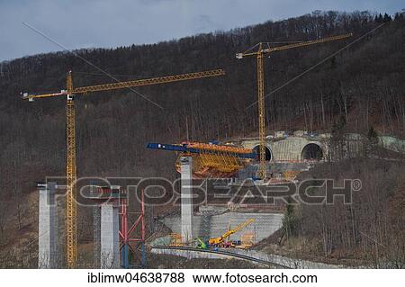 Large construction site railway project Stuttgart-Ulm within the framework of Stuttgart 21, project section 2. 2, Filstal bridges between Boßlertunnel and Steinbühltunnel, Drackensteiner Hang, Baden-Württemberg, Germany, Europe View Large Photo Image Stock Photo - Large construction site railway project Stuttgart-Ulm within the framework of Stuttgart 21, project section 2. 2, Filstal bridges between Boßlertunnel and Steinbühltunnel, Drackensteiner Hang, Baden-Württemberg, Germany, Europe. Fotosearch