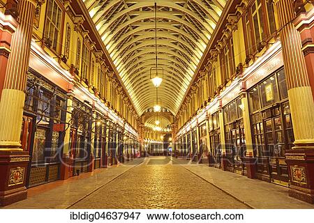 Leadenhall Market, London, United Kingdom, Europe View Large Photo Image Stock Photo - Leadenhall Market, London, United Kingdom, Europe. Fotosearch
