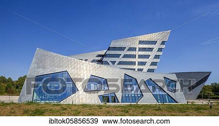 Leuphana University, Central Building, architect Daniel Libeskind, Lüneburg, Lower Saxony, Germany, Europe View Large Photo Image Stock Photo - Leuphana University, Central Building, architect Daniel Libeskind, Lüneburg, Lower Saxony, Germany, Europe. Fotosearch