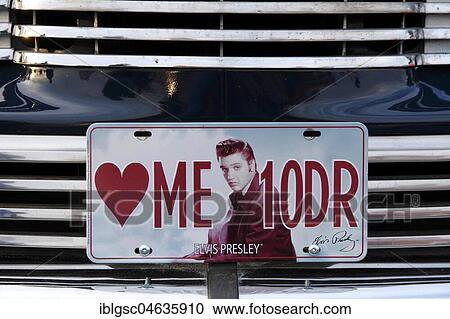 Licence plate with Elvis Presley on a oldtimer View Large Photo Image Stock Image - Licence plate with Elvis Presley on a oldtimer. Fotosearch
