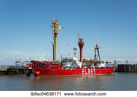 Lightvessel Elbe 1, Cuxhaven, Lower Saxony, Germany, Europe View Large Photo Image Stock Image - Lightvessel Elbe 1, Cuxhaven, Lower Saxony, Germany, Europe. Fotosearch