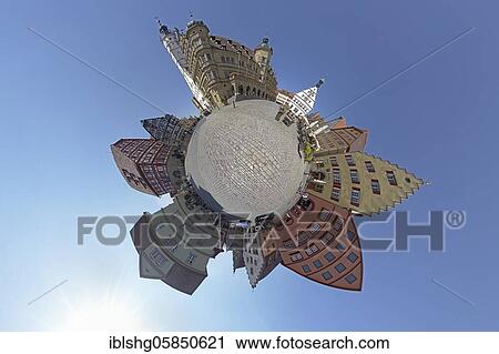 Little Planet, market place, Rothenburg ob der Tauber, Middle Franconia, Bavaria, Germany, Europe View Large Photo Image Stock Image - Little Planet, market place, Rothenburg ob der Tauber, Middle Franconia, Bavaria, Germany, Europe. Fotosearch