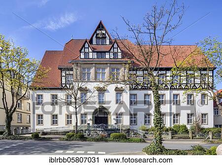 Stock Image - Local court, Bad Oeynhausen, East Westphalia, North Rhine-Westphalia, Germany, Europe. Fotosearch