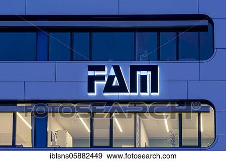 Logo of the FAM Group, Magdeburger Förderanlagen und Baumaschinen GmbH, Magdeburg, Saxony-Anhalt, Germany, Europe View Large Photo Image Stock Photo - Logo of the FAM Group, Magdeburger Förderanlagen und Baumaschinen GmbH, Magdeburg, Saxony-Anhalt, Germany, Europe. Fotosearch