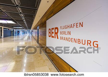 Logo of the new Berlin Airport BER, Schönefeld, Germany, Europe View Large Photo Image Stock Photo - Logo of the new Berlin Airport BER, Schönefeld, Germany, Europe. Fotosearch