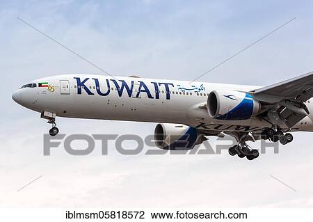 London, 10 July 2019: A Kuwait Airways Boeing 777-300ER aircraft with registration mark 9K-AOI is landing at Heathrow Airport (LHR) in the United Kingdom, United Kingdom, Europe View Large Photo Image Stock Image - London, 10 July 2019: A Kuwait Airways Boeing 777-300ER aircraft with registration mark 9K-AOI is landing at Heathrow Airport (LHR) in the United Kingdom, United Kingdom, Europe. Fotosearch
