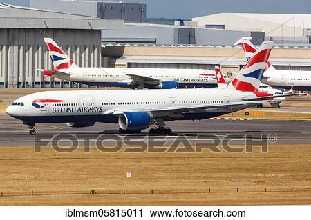 London, 31 July 2018: A British Airways Boeing 777-200ER aircraft with registration mark G-YMMT at Heathrow Airport (LHR) in the United Kingdom, United Kingdom, Europe View Large Photo Image Stock Image - London, 31 July 2018: A British Airways Boeing 777-200ER aircraft with registration mark G-YMMT at Heathrow Airport (LHR) in the United Kingdom, United Kingdom, Europe. Fotosearch