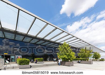 Stock Photo - London, 31 July 2018: Terminal 4 of Heathrow Airport (LHR) in the United Kingdom, United Kingdom, Europe. Fotosearch
