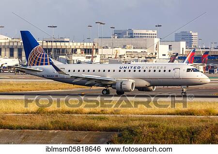 Los Angeles, United States, April 14, 2019: An Embraer 175 aircraft of United Express SkyWest Airlines with the registration number N144SY at Los Angeles Airport (LAX) in the USA, North America View Large Photo Image Stock Photograph - Los Angeles, United States, April 14, 2019: An Embraer 175 aircraft of United Express SkyWest Airlines with the registration number N144SY at Los Angeles Airport (LAX) in the USA, North America. Fotosearch