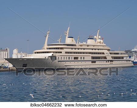 Luxury Yacht Al Said in the harbour, Yacht of the Sultan of Oman, Muscat, Oman, Asia View Large Photo Image Stock Image - Luxury Yacht Al Said in the harbour, Yacht of the Sultan of Oman, Muscat, Oman, Asia. Fotosearch