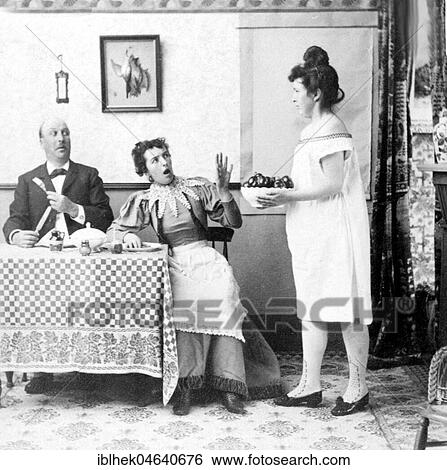 Maid in nightgown, outraged couple, 1910s, exact location unknown, Germany, Europe View Large Photo Image Stock Photograph - Maid in nightgown, outraged couple, 1910s, exact location unknown, Germany, Europe. Fotosearch
