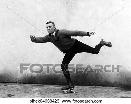 Male roller skater, 1920s, exact location unknown, Germany, Europe View Large Photo Image Stock Image - Male roller skater, 1920s, exact location unknown, Germany, Europe. Fotosearch