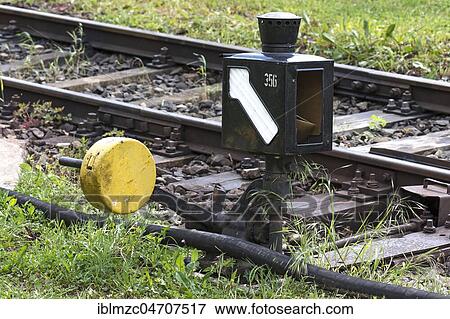 Manual switch on the premises of the Bavarian Railway Museum Nördlingen, Nördlingen, Bavaria, Germany, Europe View Large Photo Image Stock Photo - Manual switch on the premises of the Bavarian Railway Museum Nördlingen, Nördlingen, Bavaria, Germany, Europe. Fotosearch