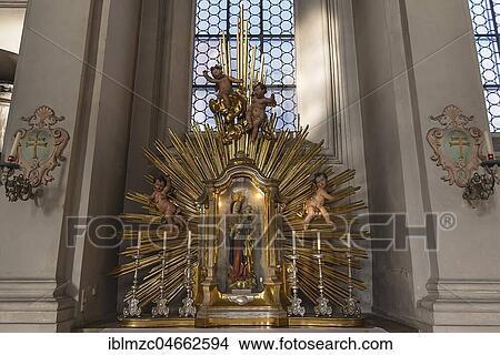 Marienaltar, Heilig-Geist-Kirche, 1724/30 baroque style church, Munich, Bavaria, Upper Bavaria, Germany, Europe View Large Photo Image Picture - Marienaltar, Heilig-Geist-Kirche, 1724/30 baroque style church, Munich, Bavaria, Upper Bavaria, Germany, Europe. Fotosearch