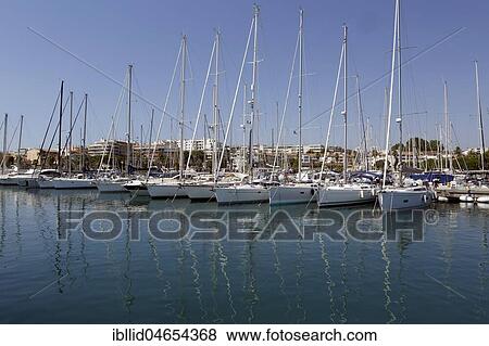 Stock Photo - Marina, Antibes, Provence-Alpes-Côte d' Azur, France, Europe. Fotosearch